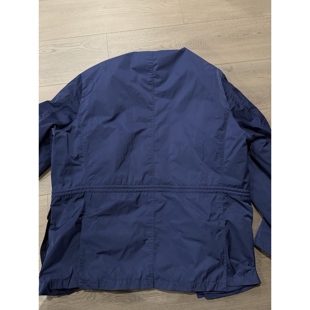 Men's peter millar rain jacket Size xl Performance Golf Navy Full Zip Collared - Picture 7 of 7